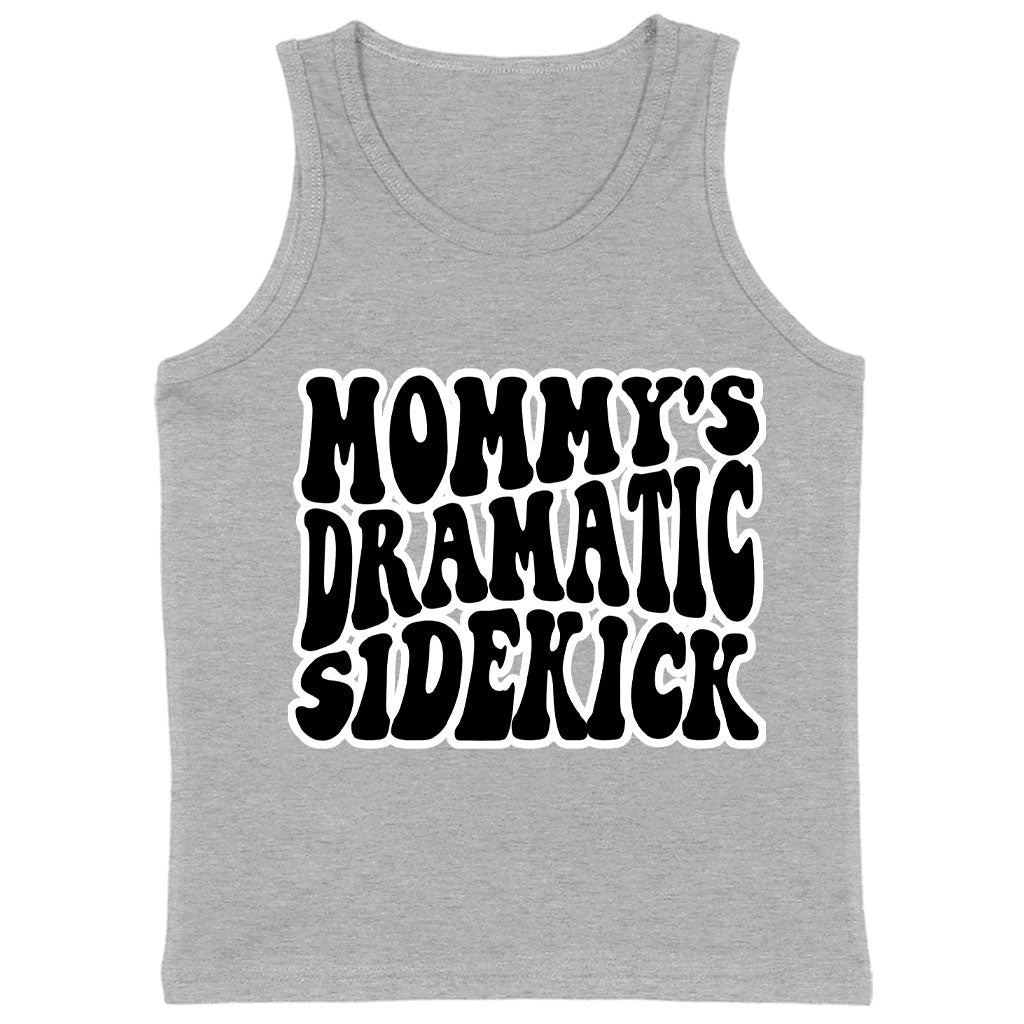 Dramatic Kids' Jersey Tank - Funny Design Sleeveless T-Shirt - Cool Design Kids' Tank Top