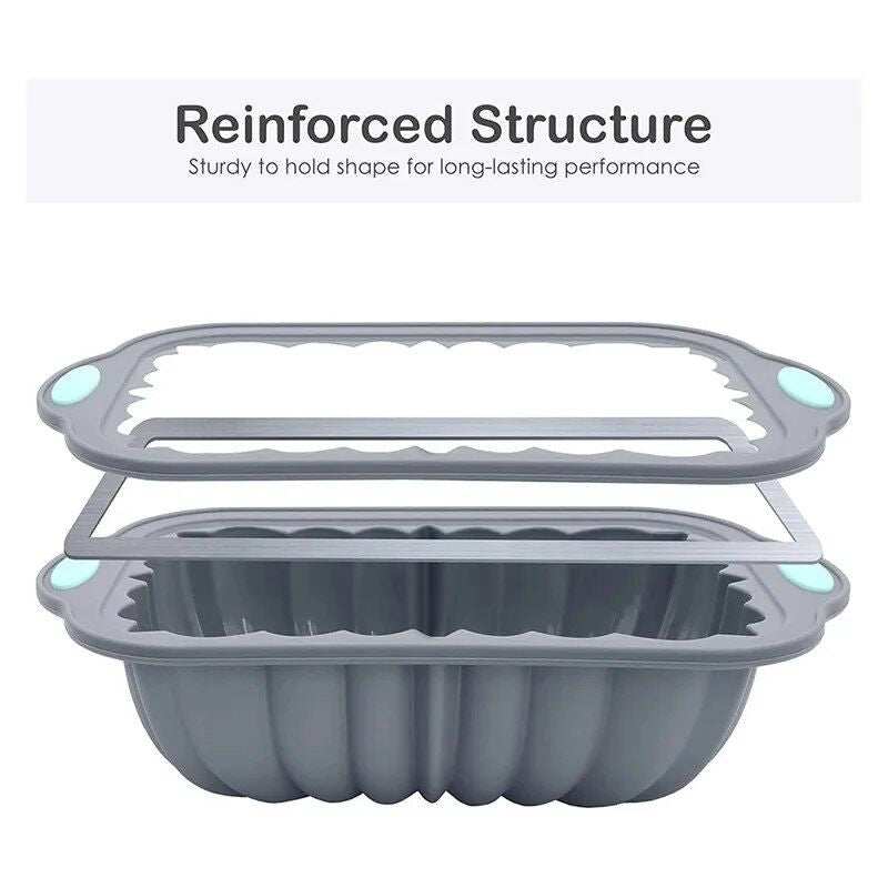 Classic Fluted Silicone Bread Loaf Pan