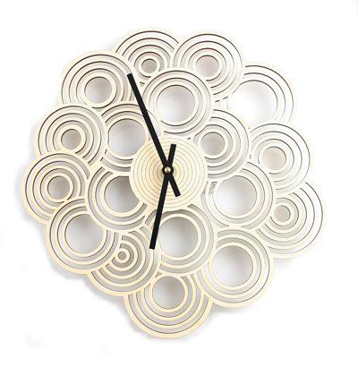 Euclid's Intergrated Circle Clock | Red Sunflower