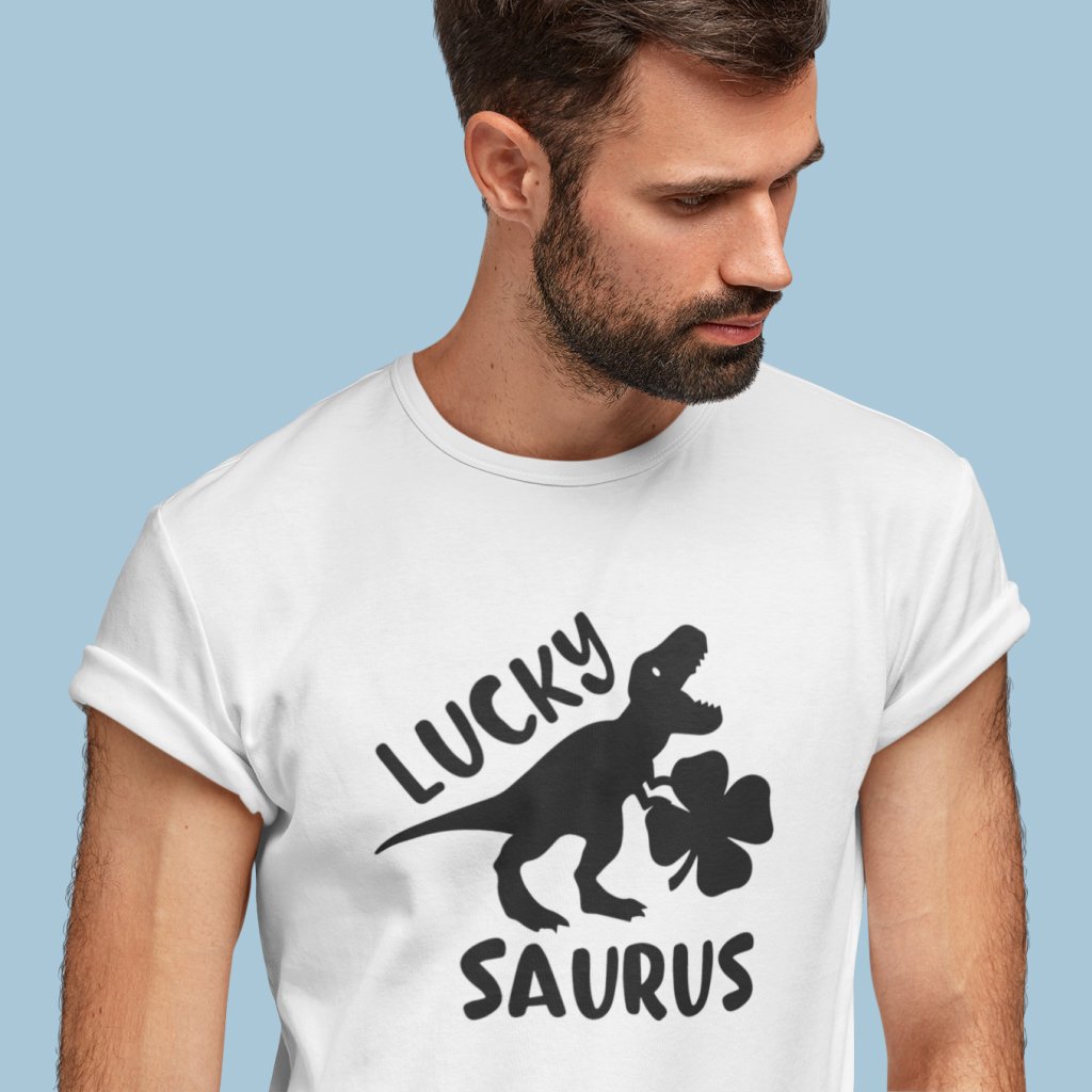 St. Patrick's Day Dinosaur T-Shirt Made in USA