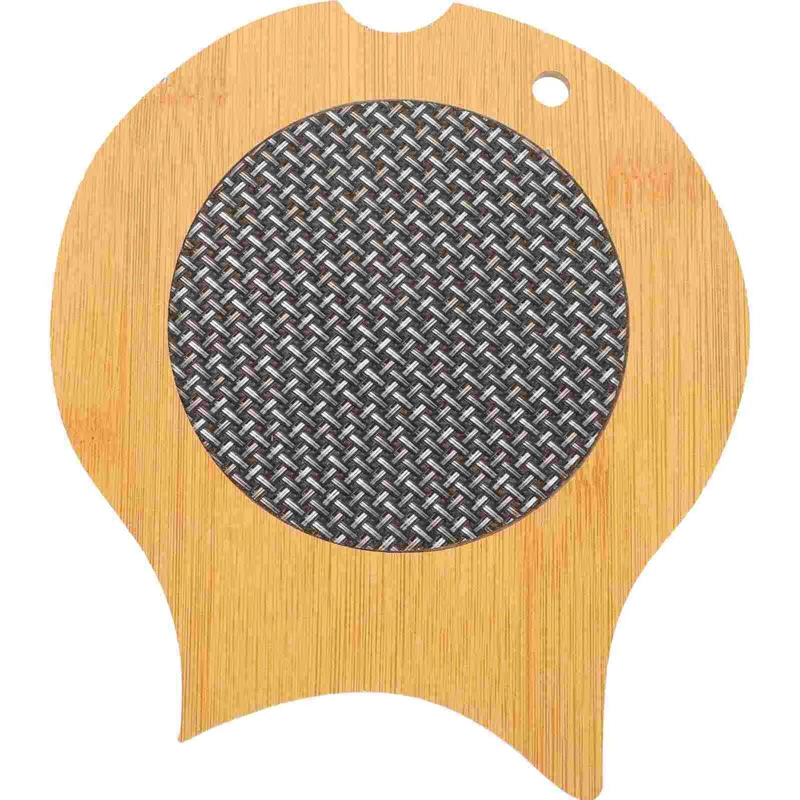 Bamboo Multi-Purpose Trivets for Kitchen and Dining - Round Classic Style Coasters and Hot Pot Holders