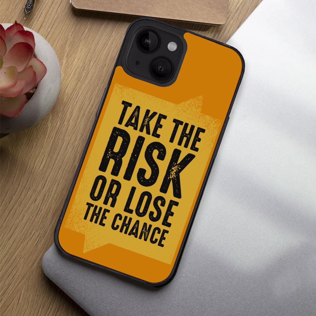 Take the Risk iPhone 14 Plus Case - Cool Phone Case for iPhone 14 Plus - Trendy iPhone 14 Plus Case