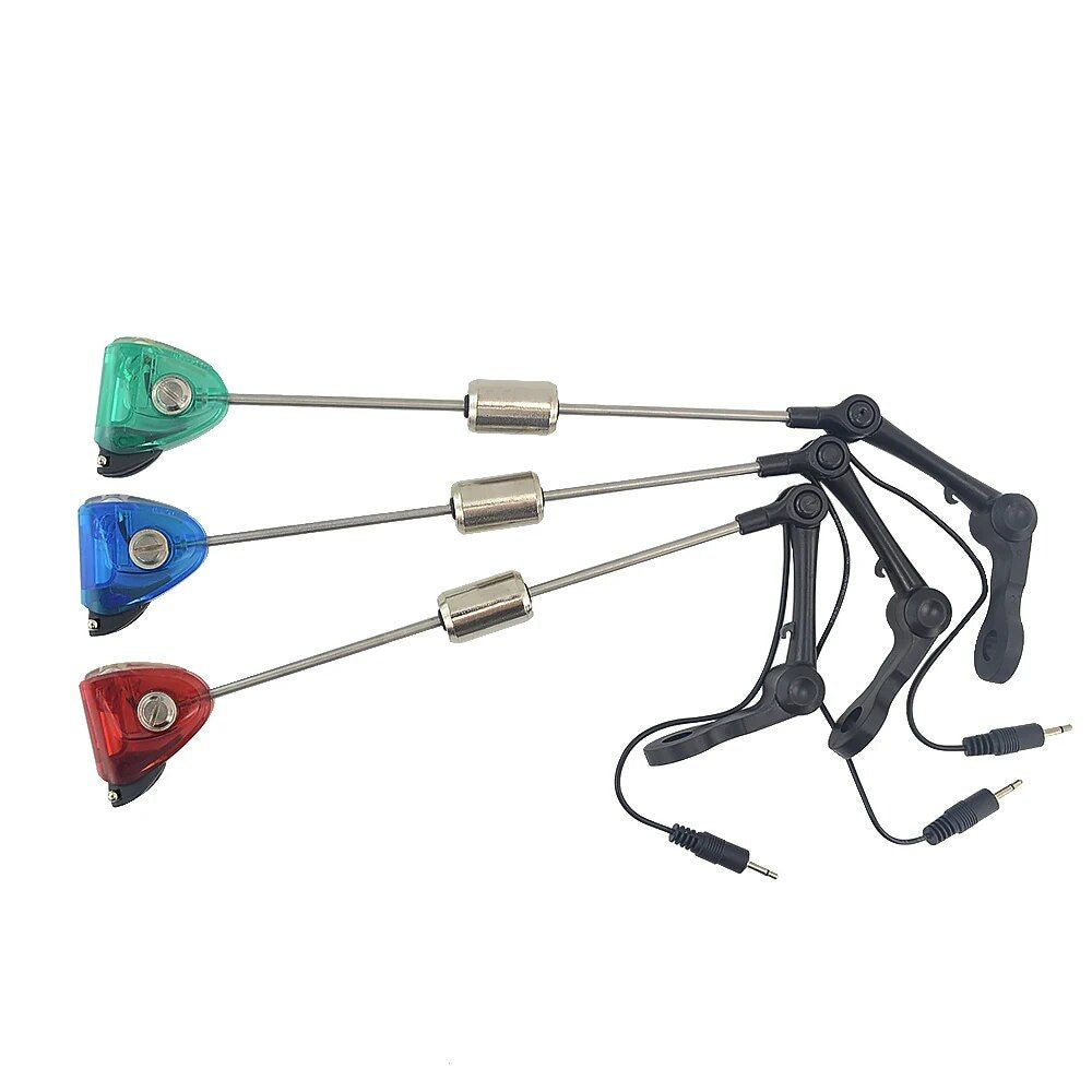 Ultimate Carp Fishing Alarm System with 8 LED Bite Indicators and Swingers