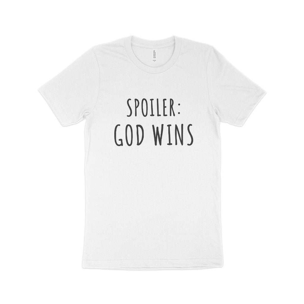 Spoiler God Wins Unisex Jersey T-Shirt Made in USA