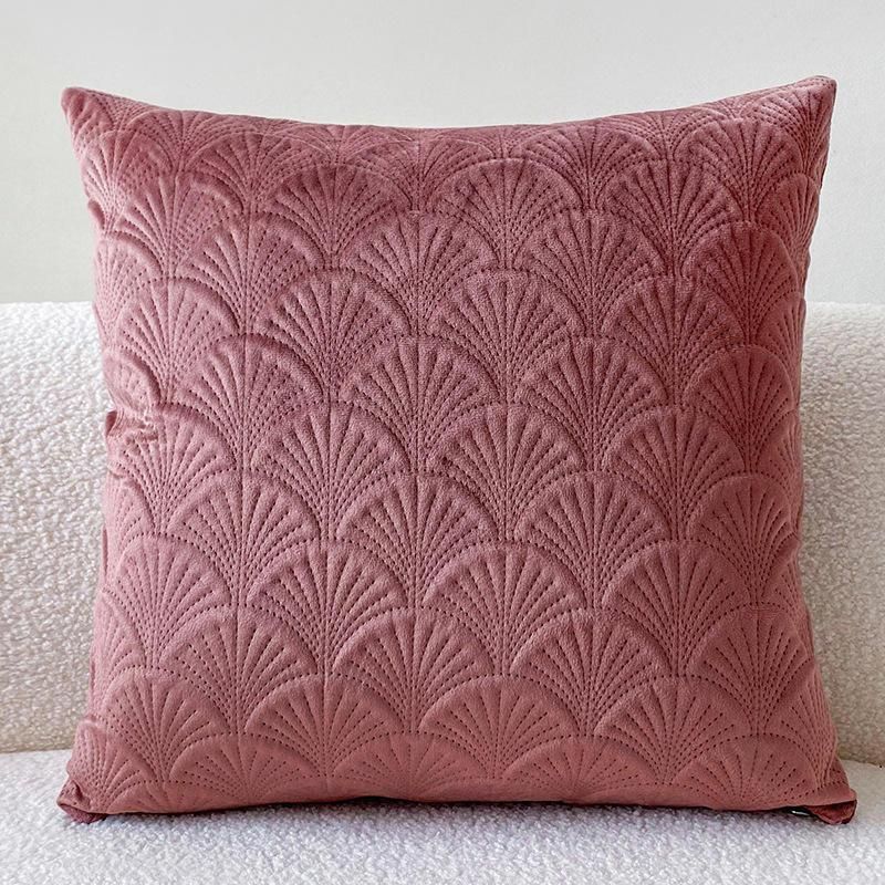 Velvet Geometric Cushion Cover 45x45cm