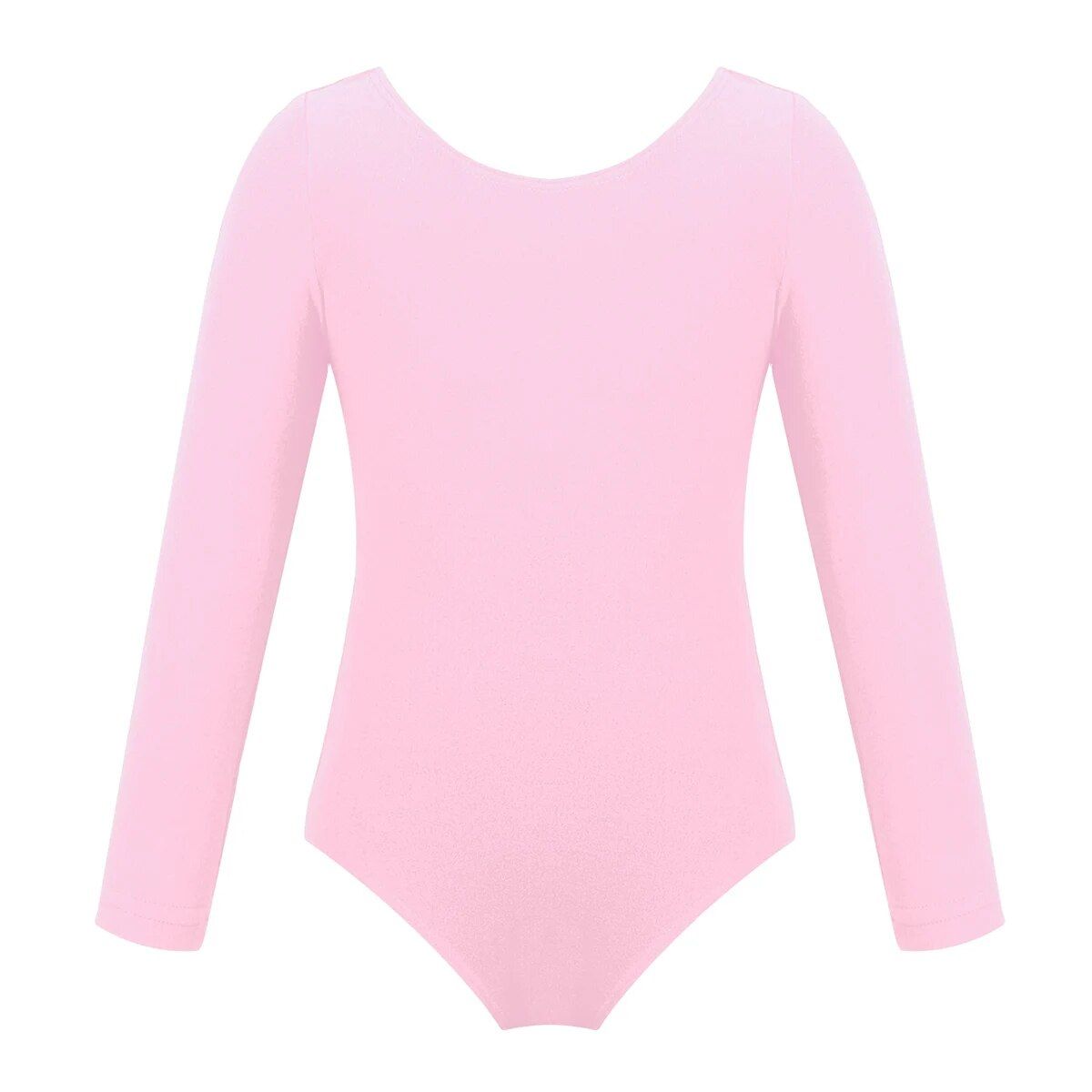 Girls Long Sleeve Ballet Leotard - Soft & Stretchy Dance Bodysuit for Gymnastics and Performance