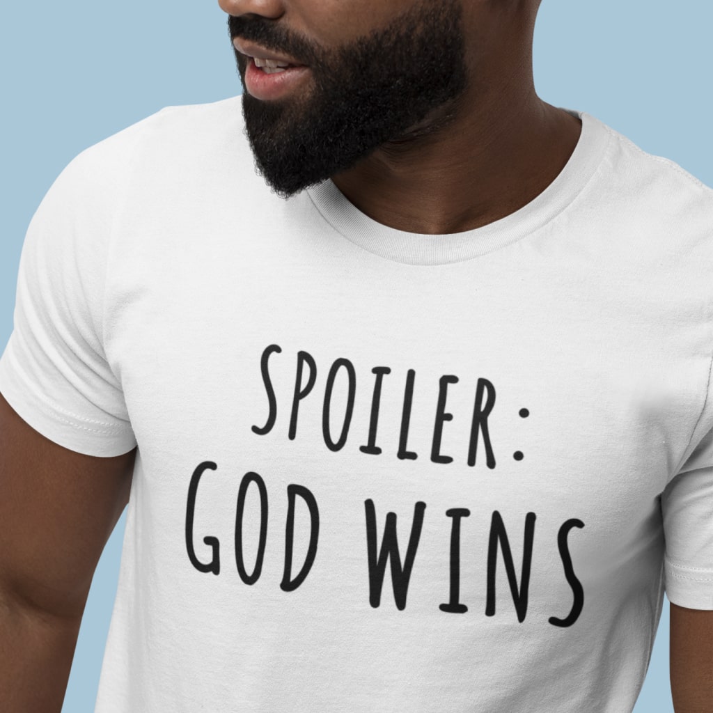 Spoiler God Wins Unisex Jersey T-Shirt Made in USA