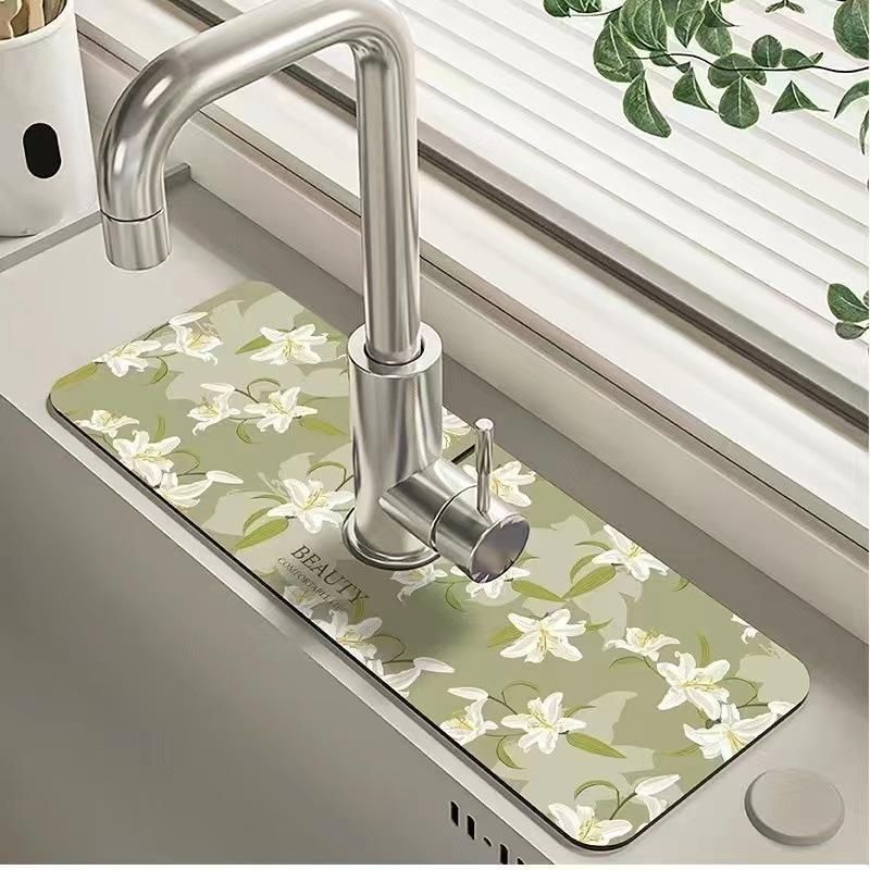 Eco-Friendly Diatomite Kitchen Drying Mat