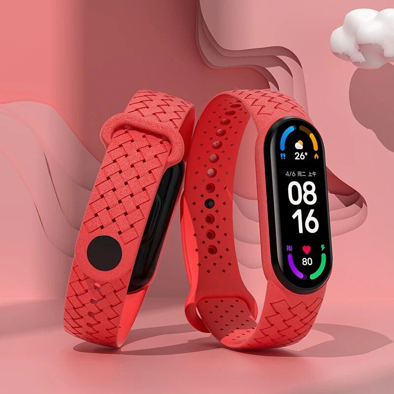 Quick-Fit Silicone Solo Loop Bracelet for Xiaomi Mi Band - Breathable & Sporty