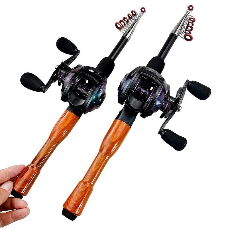 Ultimate Telescopic Fishing Rod and Baitcasting Reel Combo