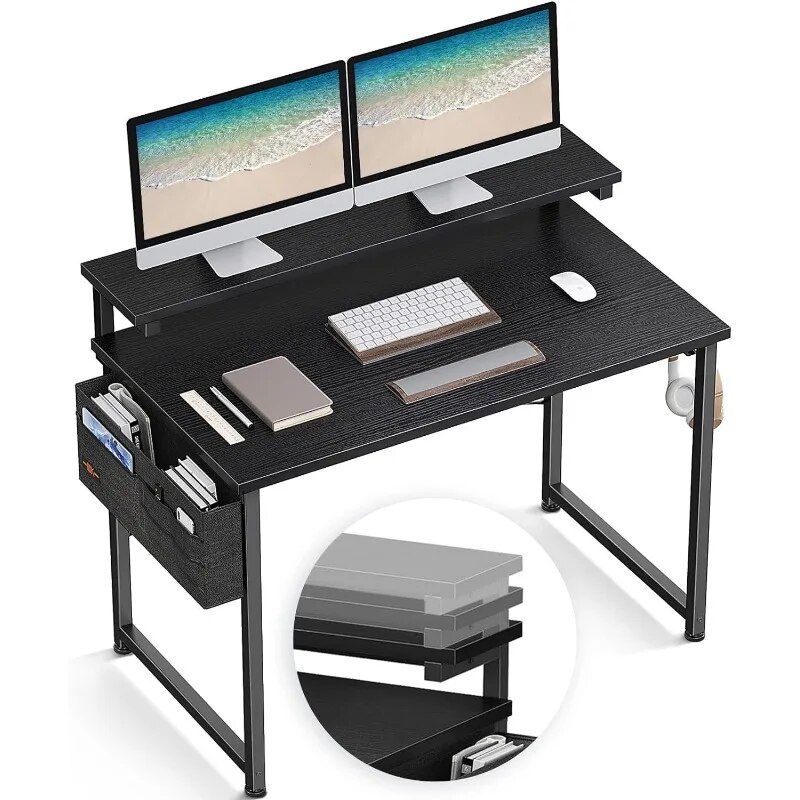 Adjustable Monitor Shelf Home Office Desk