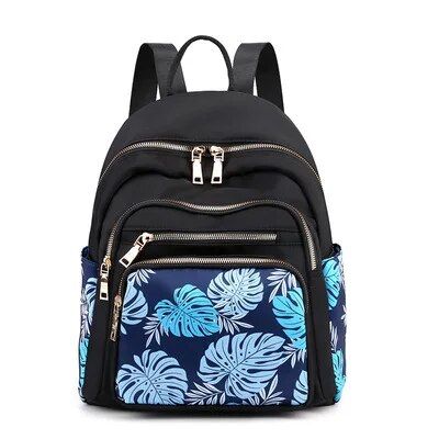 2023 Trendy Floral Print Nylon Backpack for Women