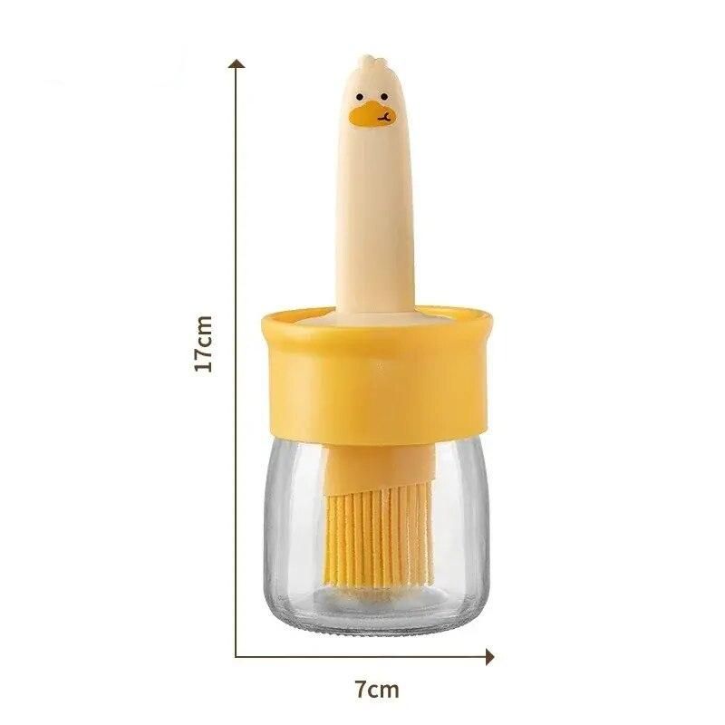 Versatile Silicone Oilbrush Bottle for Kitchen and BBQ