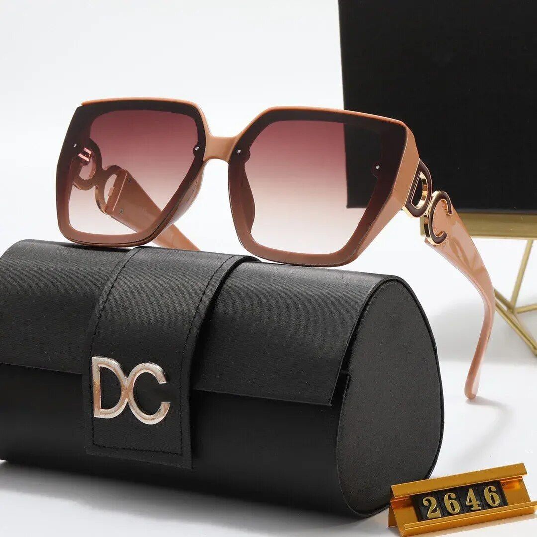 Luxury Square Frame Gradient Sunglasses for Women