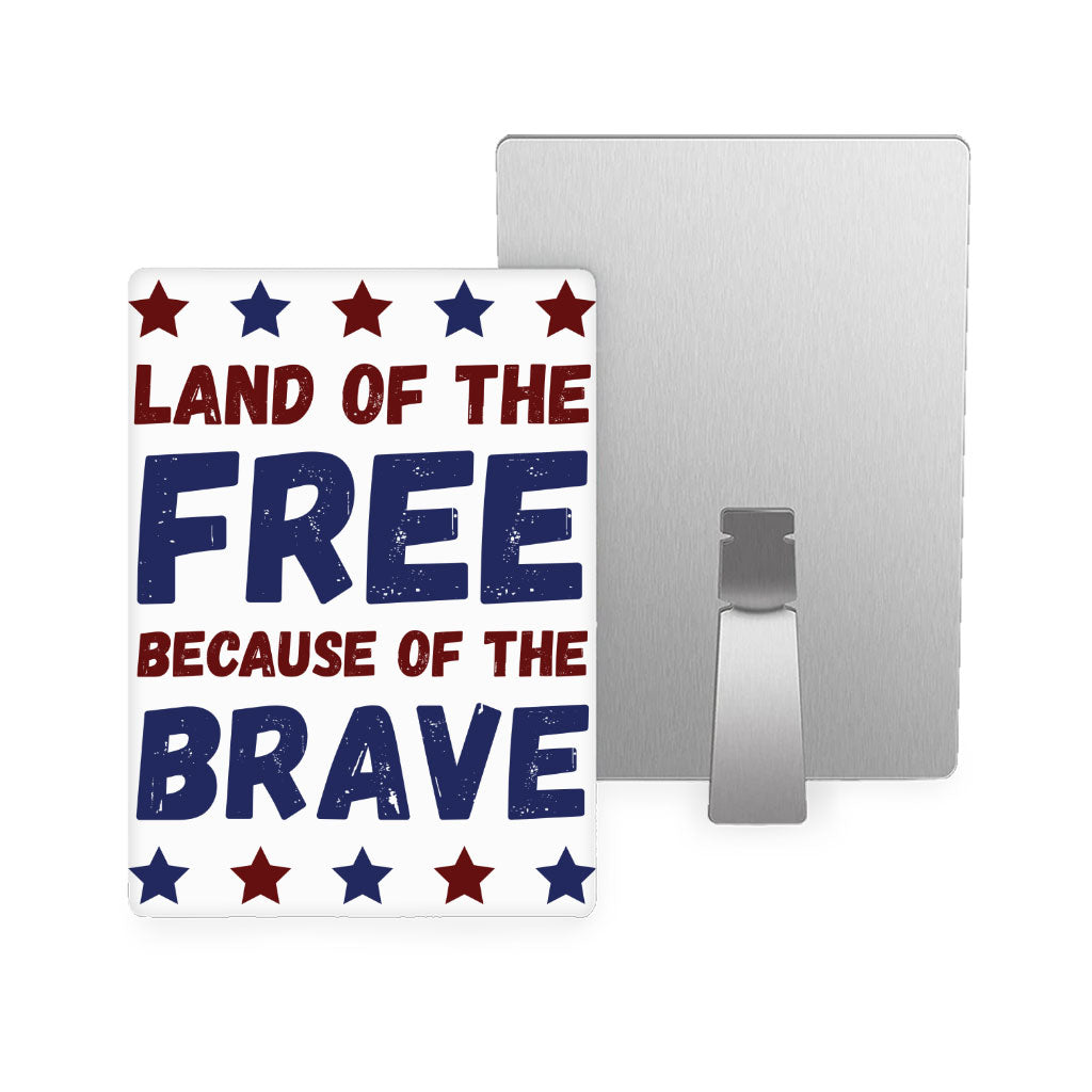 Land Of the Free Metal Photo Prints - Patriotic Decor Pictures - Best Print Decor Pictures