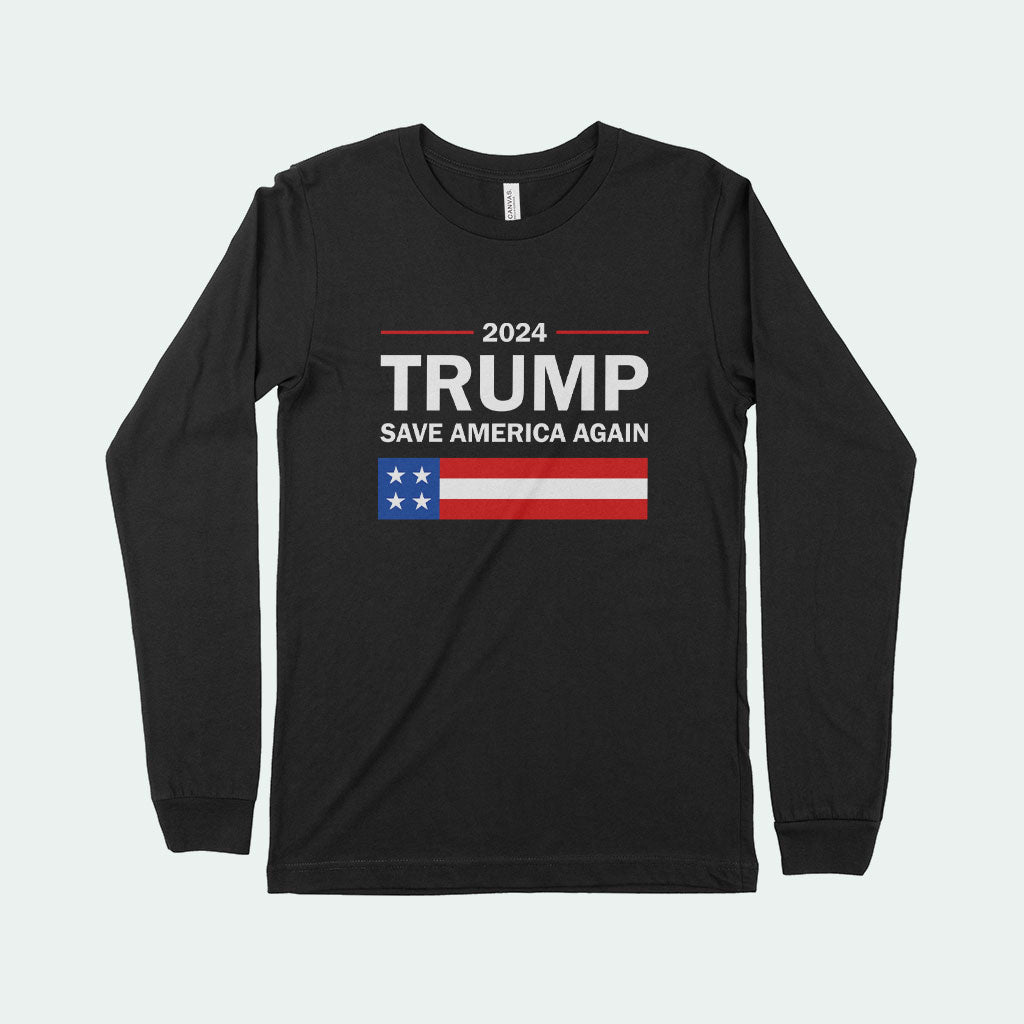 Long Sleeve Trump T-Shirt - Trump Long Sleeve T-Shirt