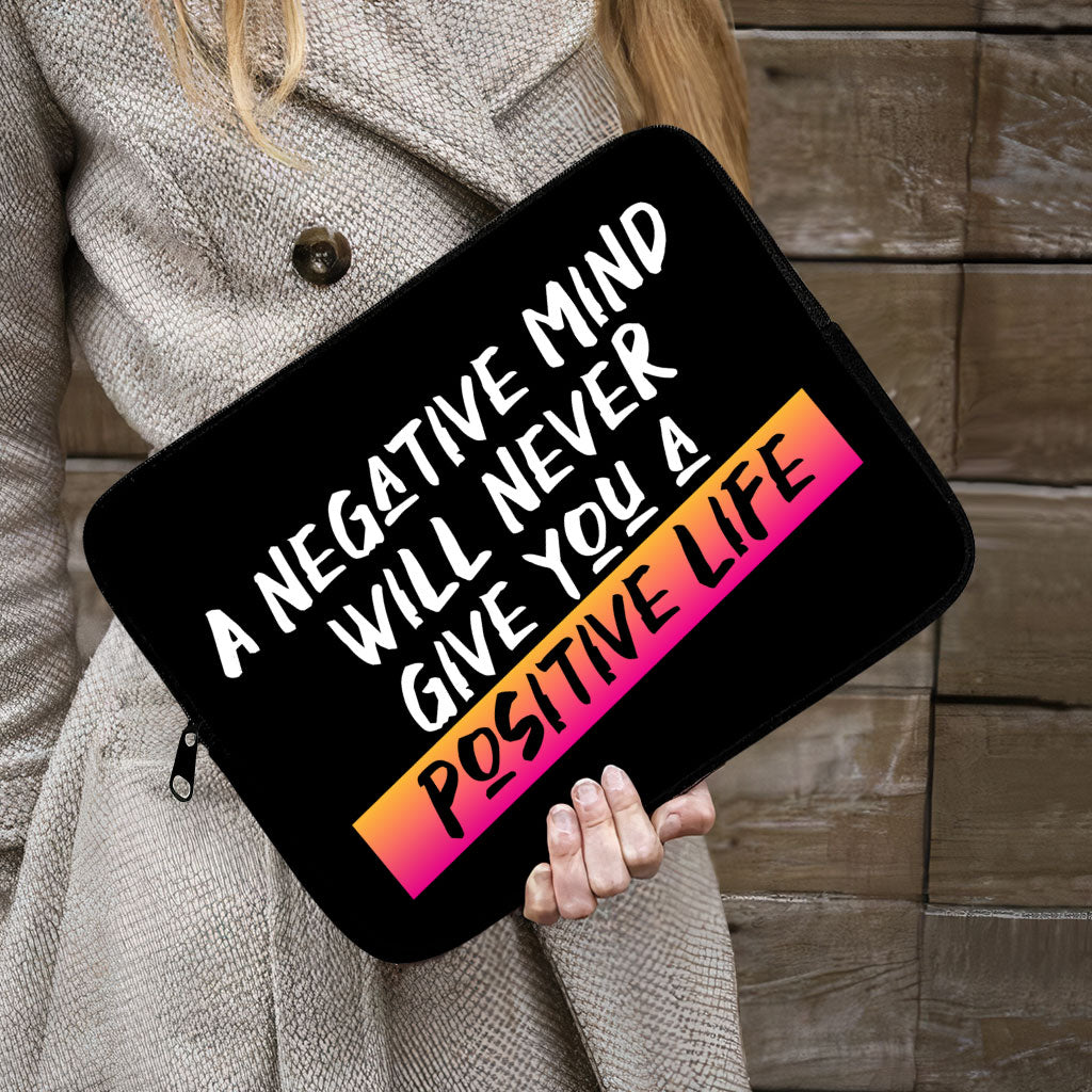 Positive Quote iPad Sleeve - Trendy Tablet Sleeve - Cool Carrying Case