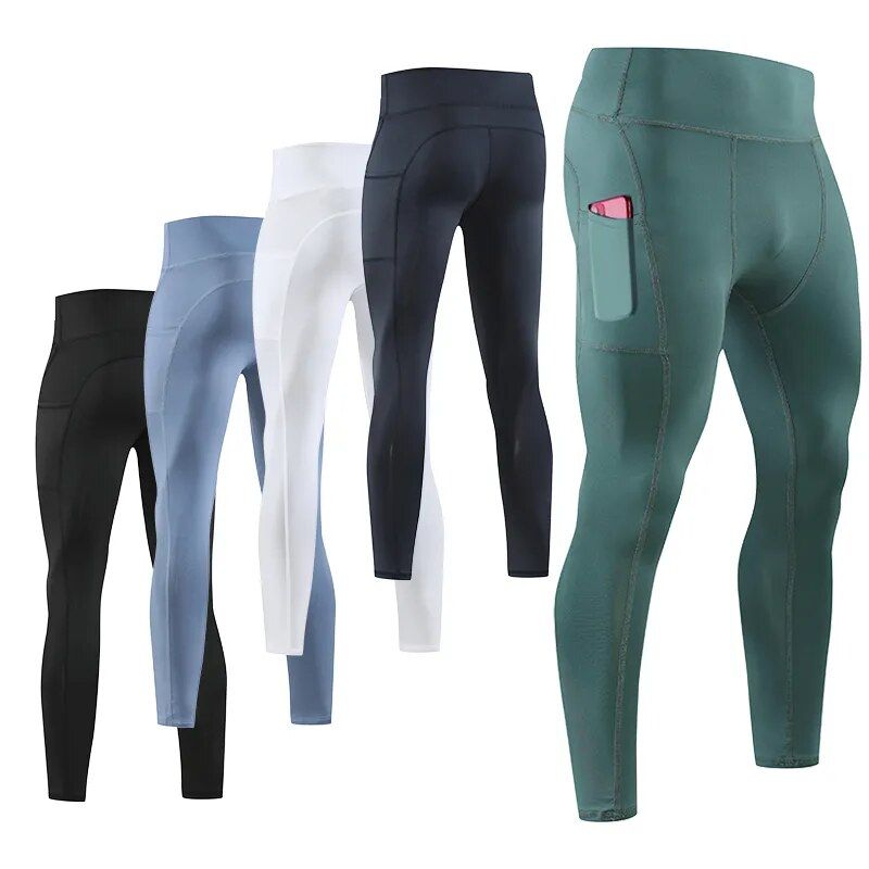 Men's High-Performance Athletic Compression Leggings