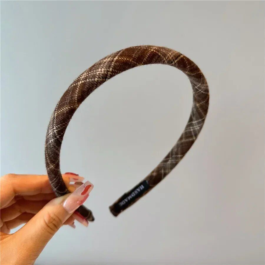 Elegant Plaid Hairband