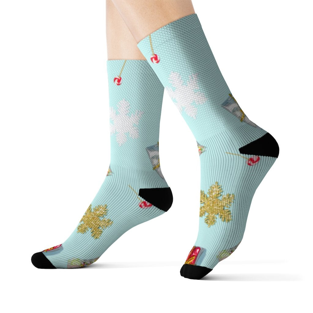 Holiday Gifts Novelty Socks | Yellow Pandora