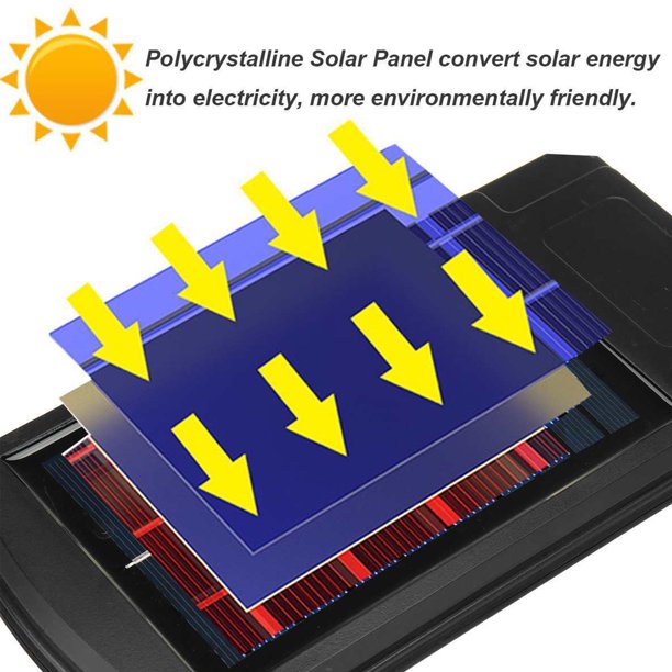 Solar Street Light Outdoor 72COB LED Remote Control Light Waterproof