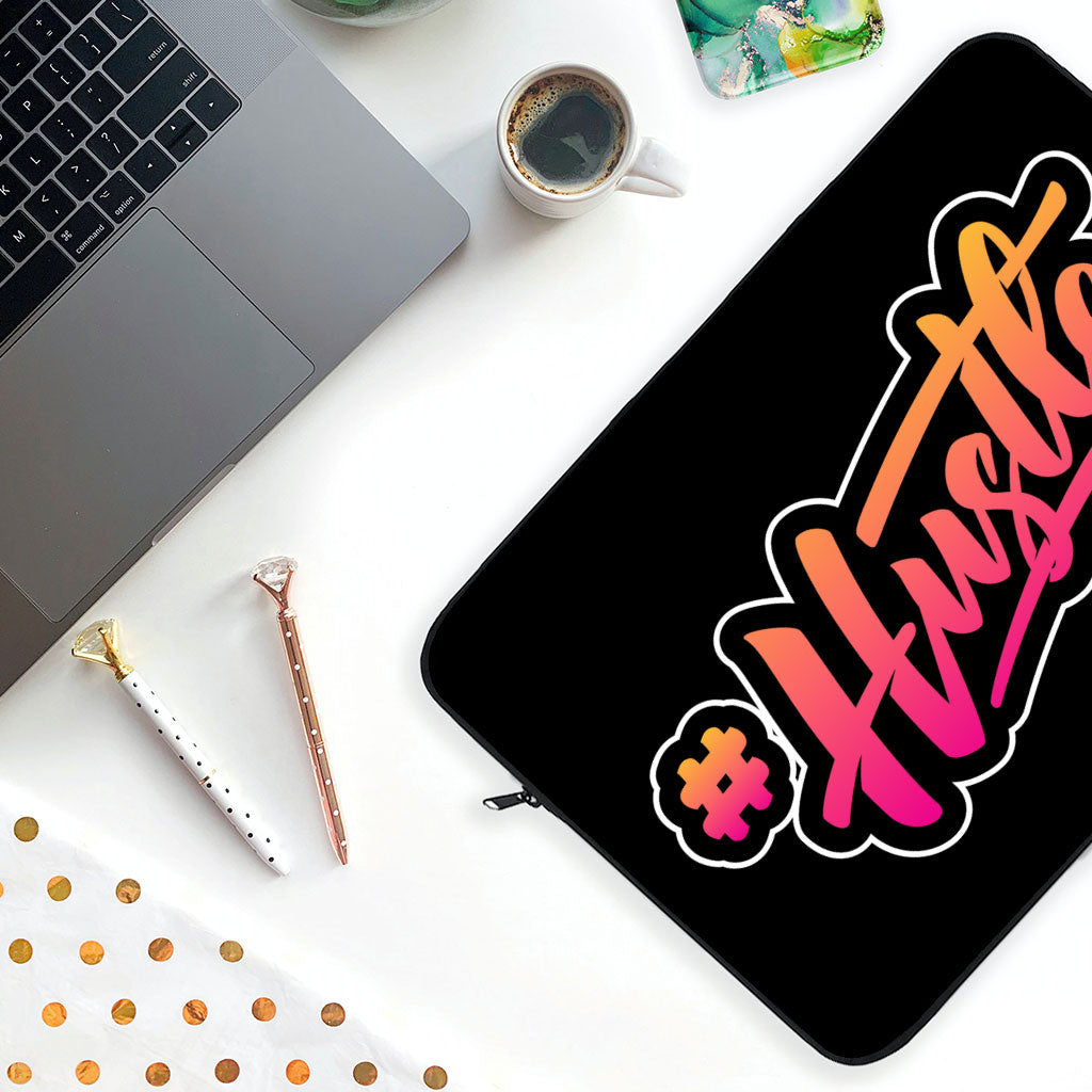 Hustle MacBook Air 14" Sleeve - Hashtag Laptop Sleeve - Cool Printed MacBook Sleeve