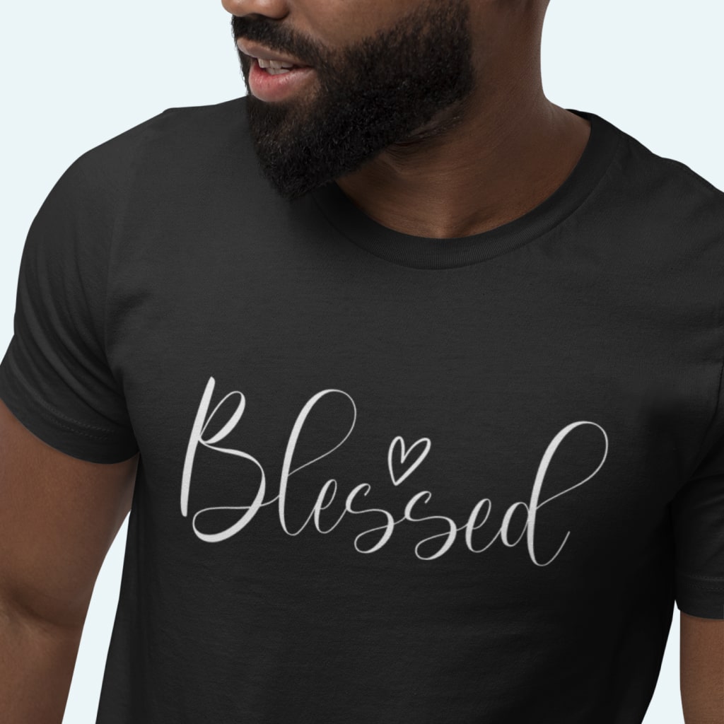 Blessed Unisex Jersey T-Shirt Made in USA