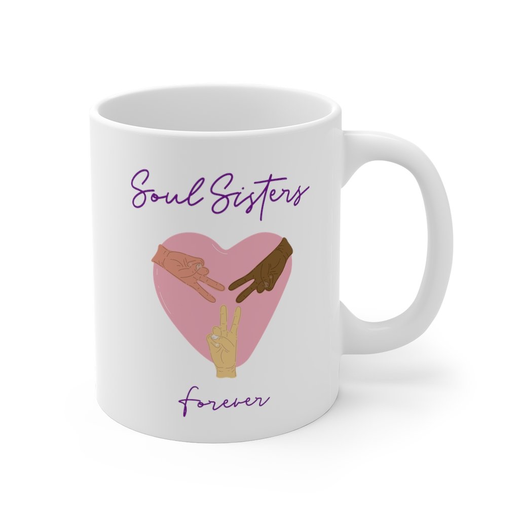 Soul Sisters Forever Mug | Yellow Pandora