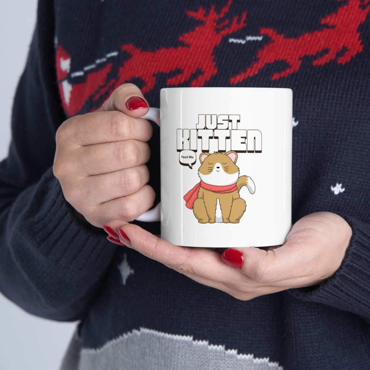 Just Kitten Cat Novelty Mug