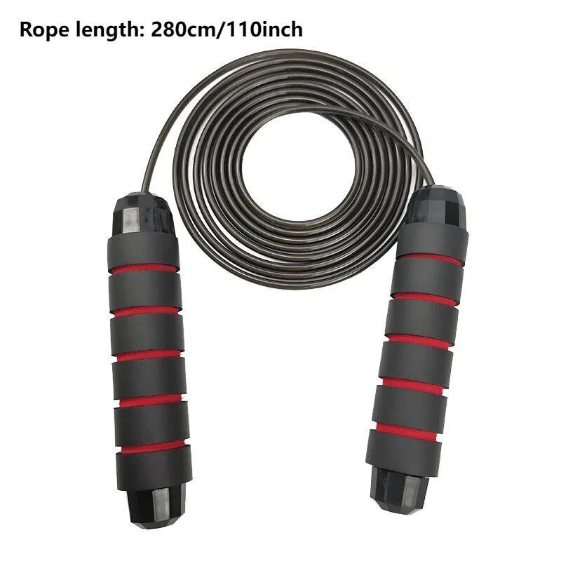 Rapid Speed Adjustable Jump Rope with Foam Handle for Gym & Fitness