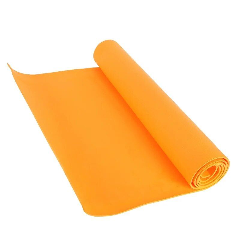 Eco-Friendly EVA Yoga Mat - Anti-Skid, Durable, 4mm Thick with Carrying Sling