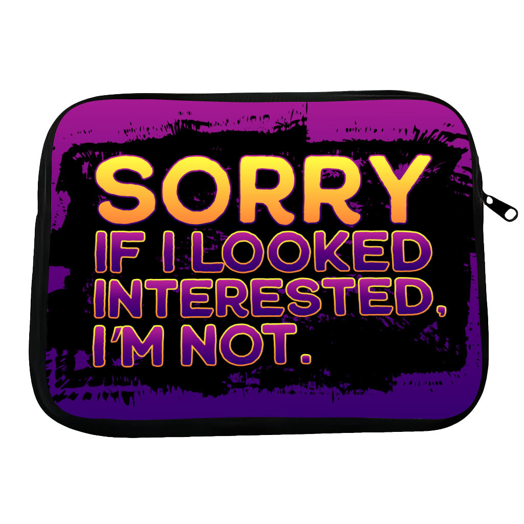 Sarcastic HP 16" Sleeve - Graphic Laptop Sleeve - Funny Design Laptop Sleeve with Zipper