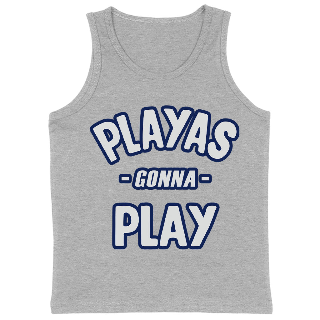 Playas Gonna Play Kids' Jersey Tank - Funny Sleeveless T-Shirt - Themed Kids' Tank Top