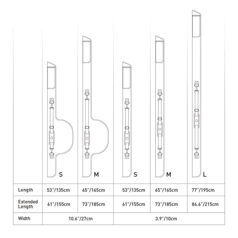 Extendable Nylon Fishing Rod Bag