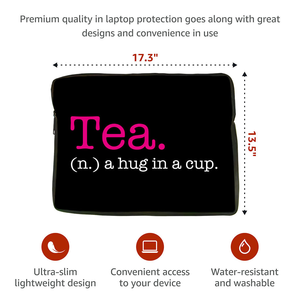 Tea Lover MacBook Air 14" Two-Sided Sleeve - Funny Design Laptop Sleeve - Best Print MacBook Sleeve