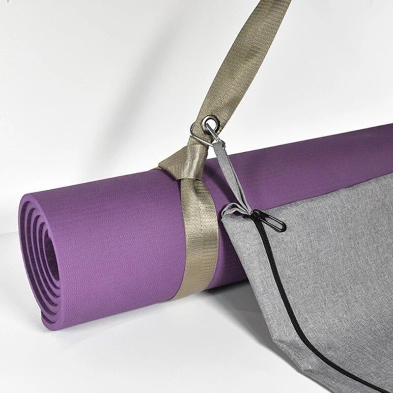 Adjustable Yoga Mat Sling Strap - Durable Nylon, Multi-Color, Versatile Fitness Accessory