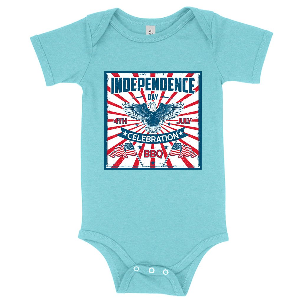 Baby Independence Day Celebration Onesie - Vintage Independence Day Onesie - Patriotic Onesie