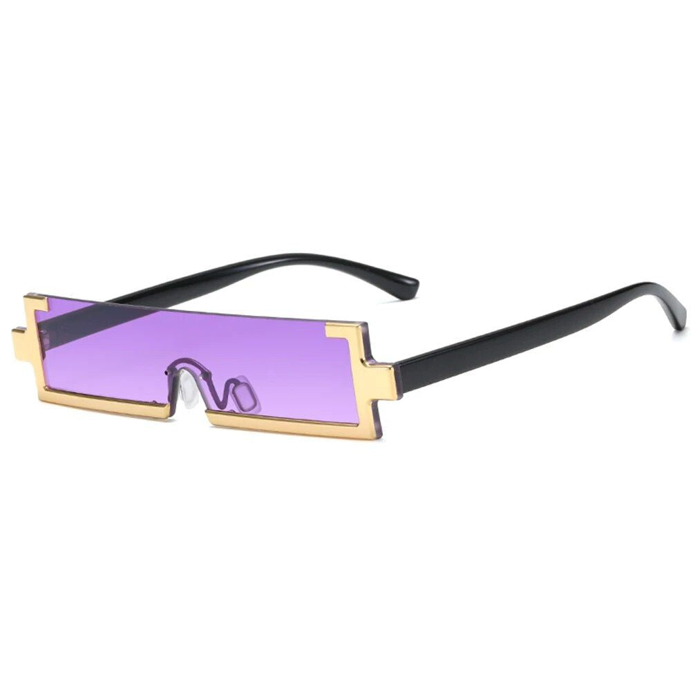 Trendy Square Rimless Sunglasses