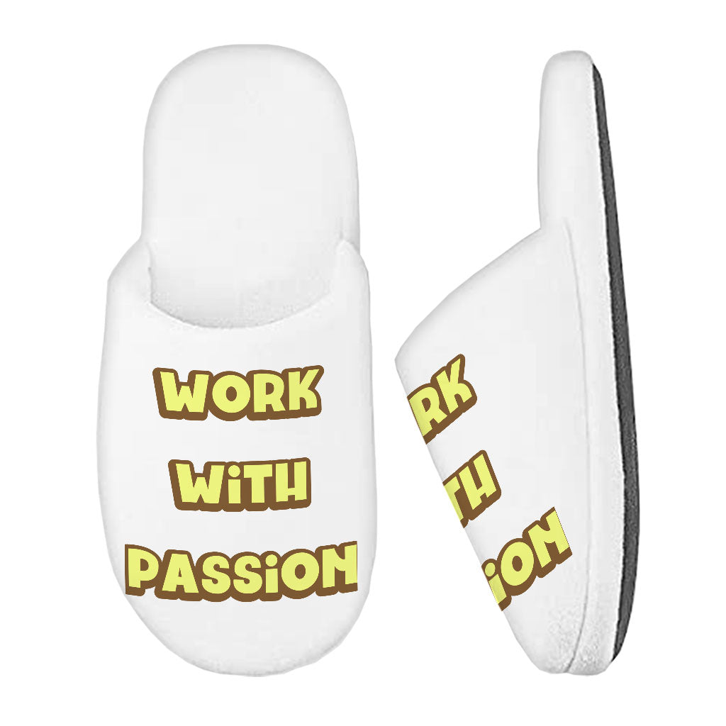 Motivational Memory Foam Slippers - Saying Slippers - Cute Slippers