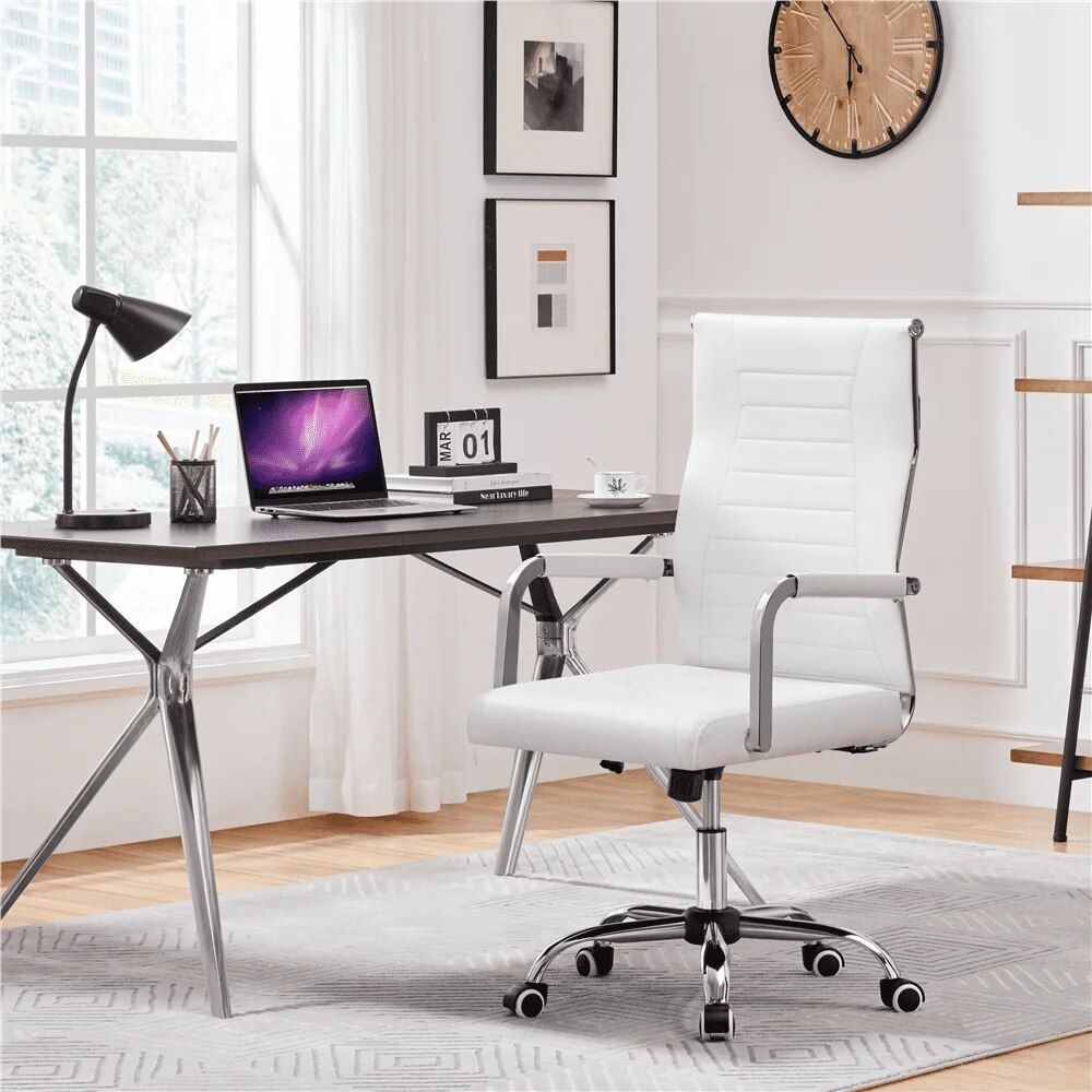 Modern Faux Leather Office Desk Chair