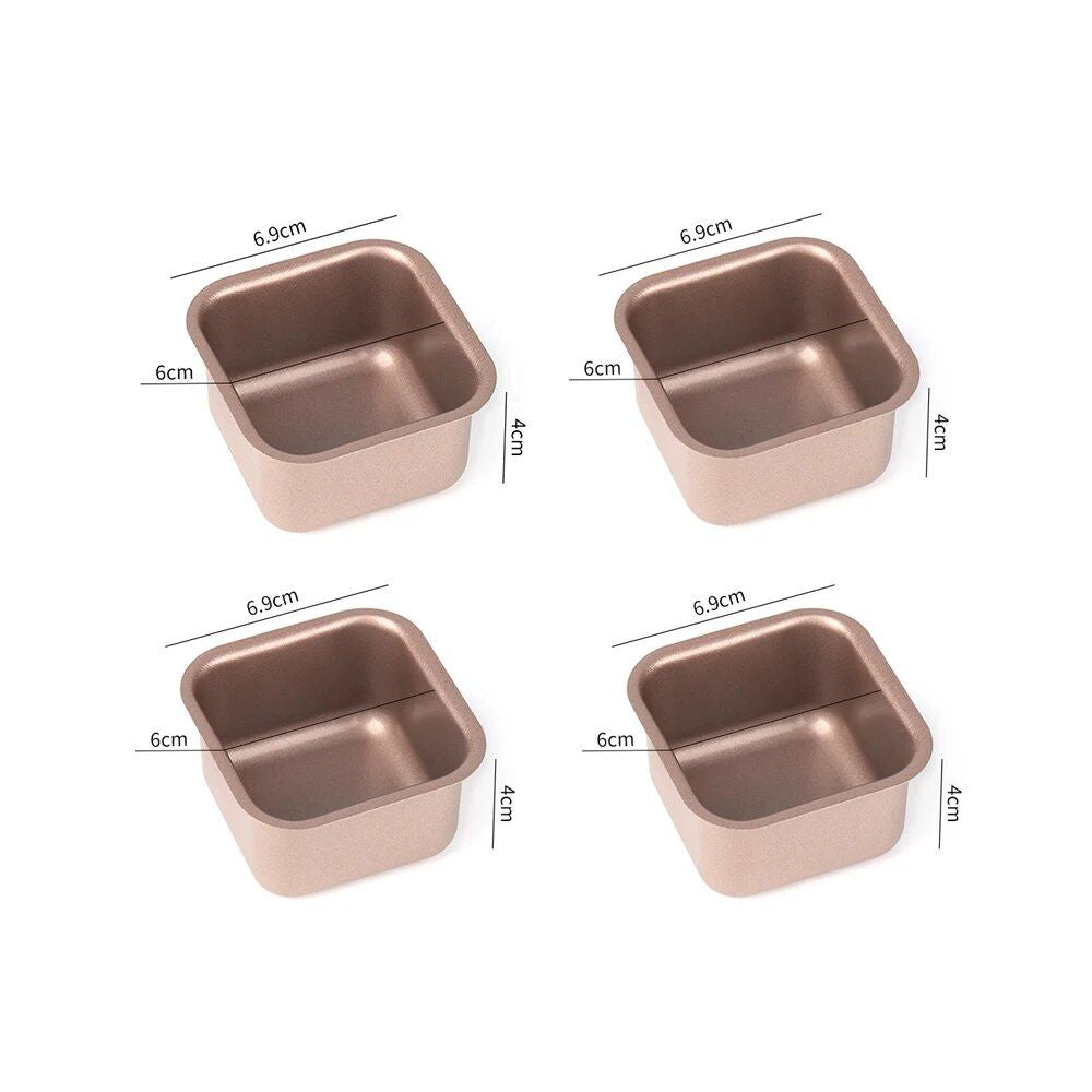 Rose Gold Mini Carbon Steel Non-Stick Cake Mould