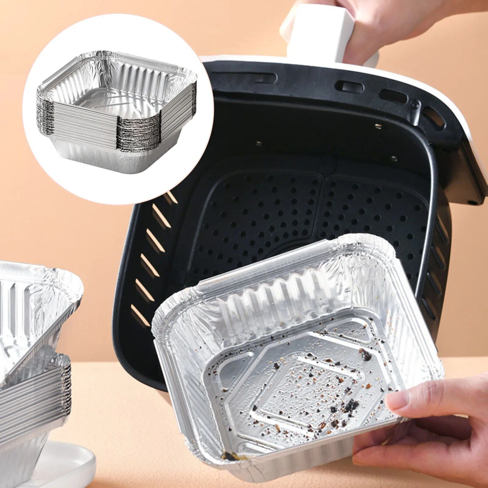 Versatile 20Pcs Aluminum Foil Food Containers