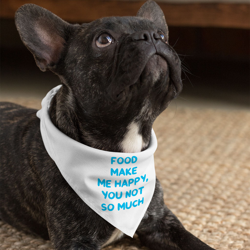 Funny Design Pet Bandana - Sarcastic Dog Bandana - Cool Saying Pet Scarf