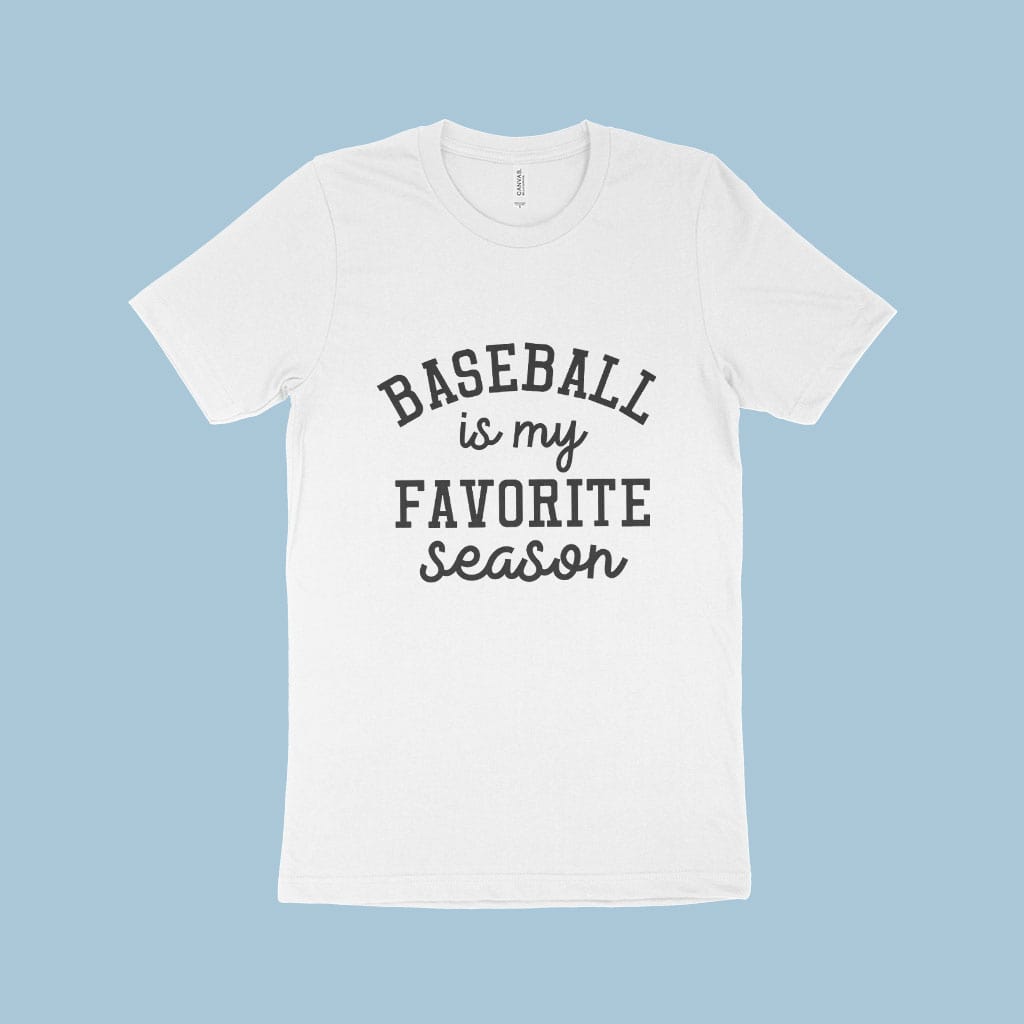 Baseball Season Unisex Jersey T-Shirt Made in USA