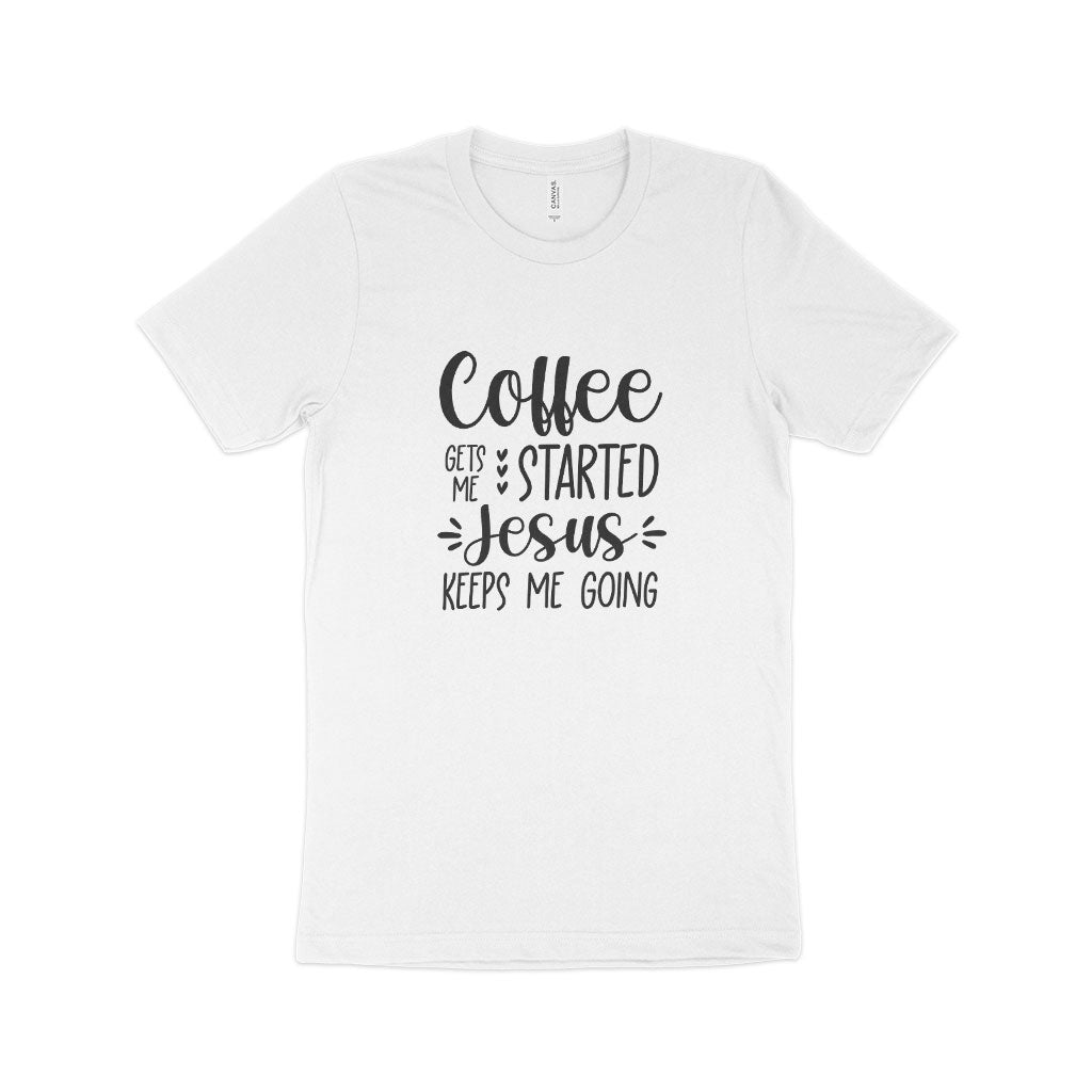 Jesus Keeps Me Going Unisex Jersey T-Shirt Made in USA