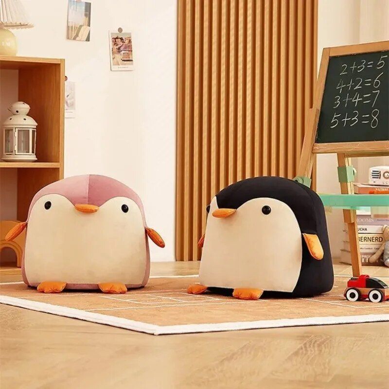 Charming Penguin Cartoon Stool