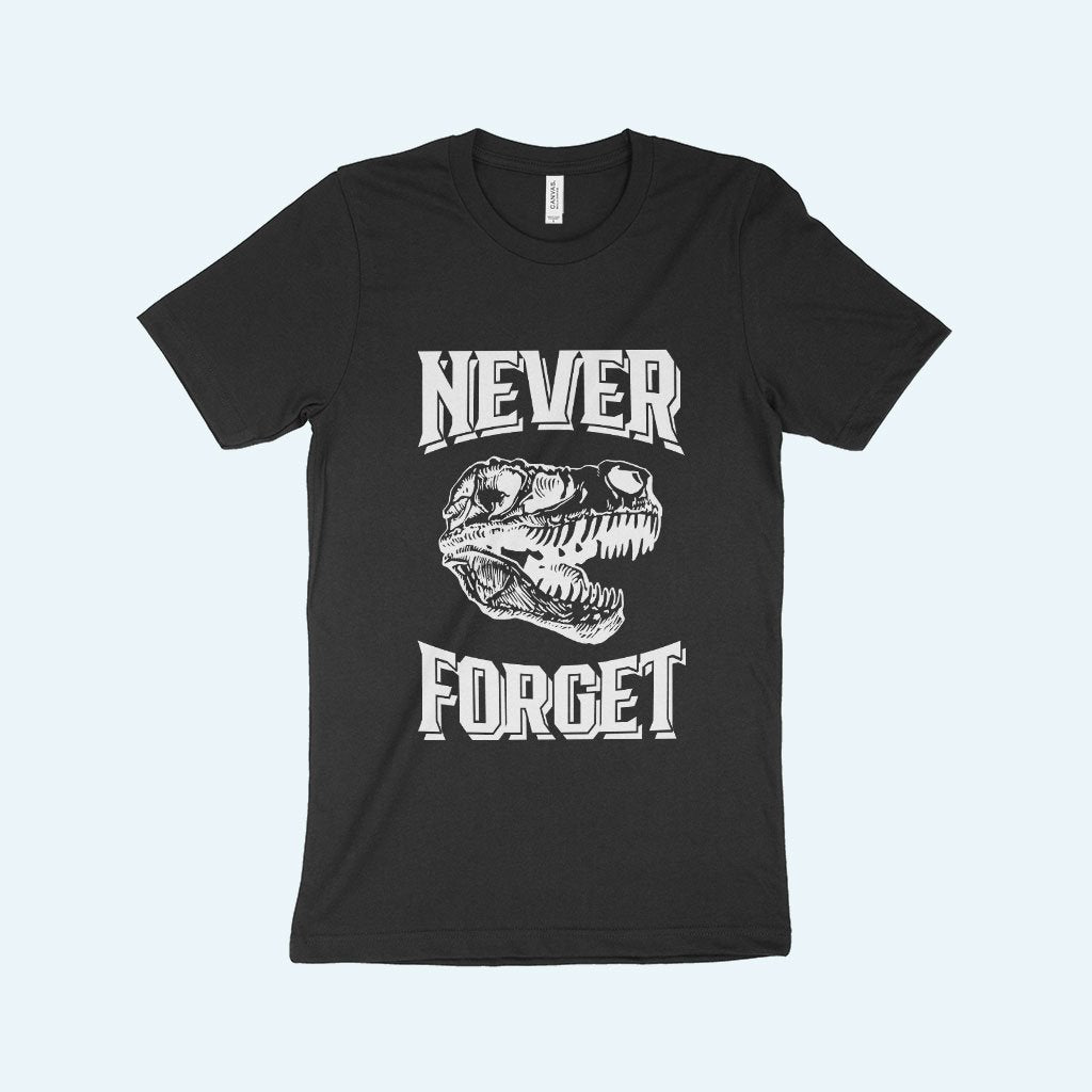 Never Forget Dinosaur T-Shirt Made in USA