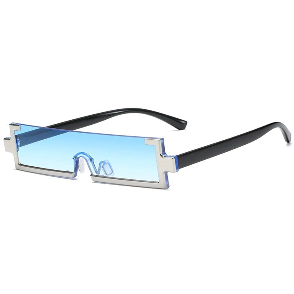 Trendy Square Rimless Sunglasses