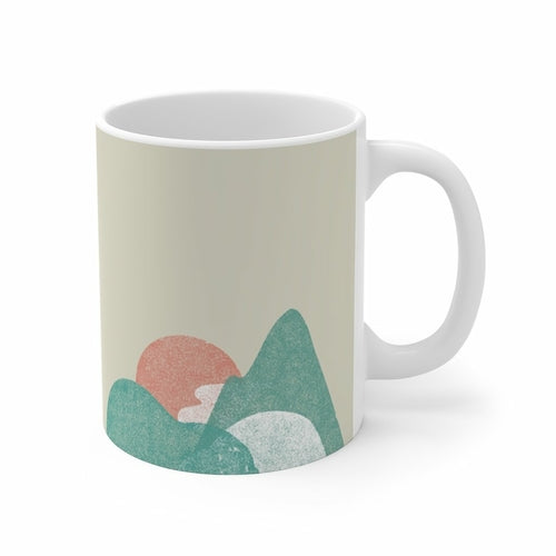 Abstract Landscape Coffee Tea Mug