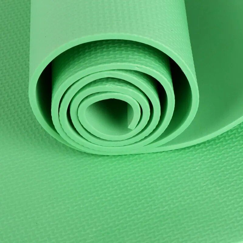 Eco-Friendly EVA Yoga Mat - Anti-Skid, Durable, 4mm Thick with Carrying Sling